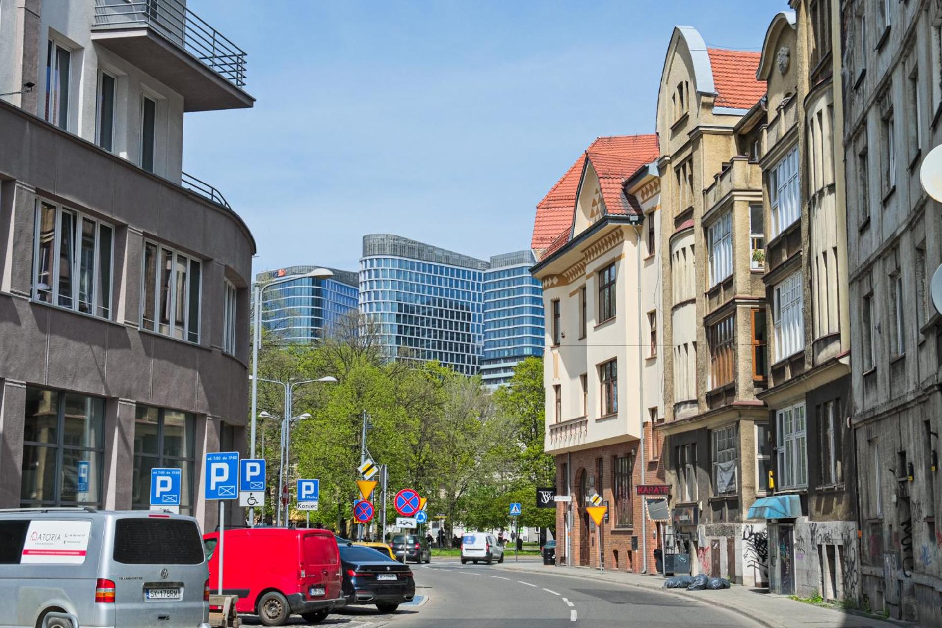 Citycenterapartment/M2/2 Katowice Buitenkant foto